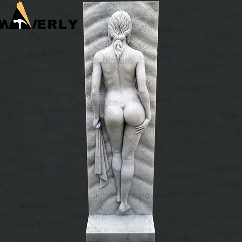 Marble naked woman sculpture