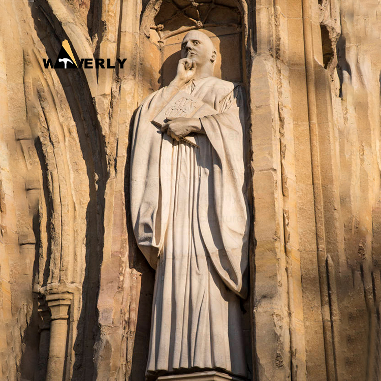 Marble St Benedict statue