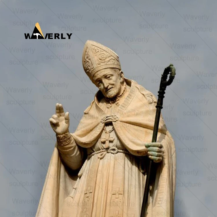 Marble St Alphonsus statue