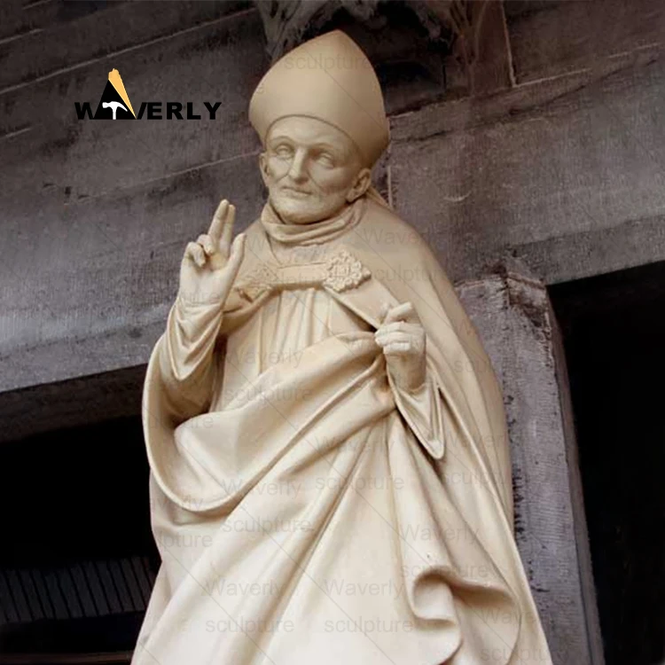 Marble St Alphonsus statue