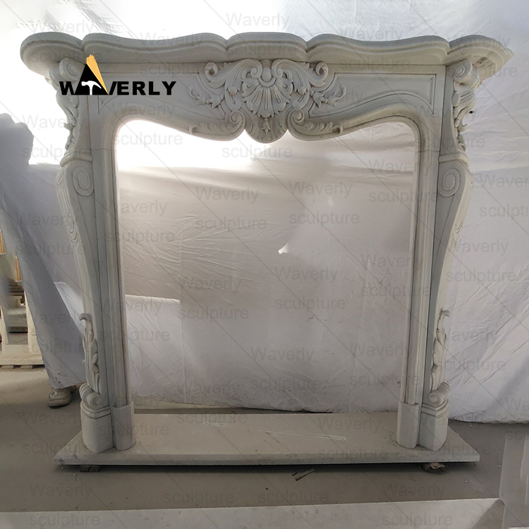 European style Marble Fireplace Mantel--MFK35002