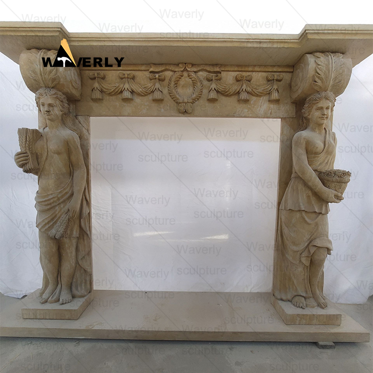 classics Marble Fireplace Mantel--MFK35004