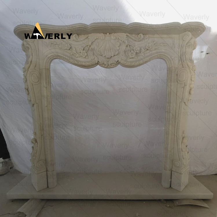 European Style Marble Fireplace Mantel-- MFK35009