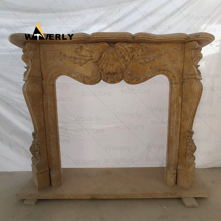 European Style Marble Fireplace Mantel-- MFK35009