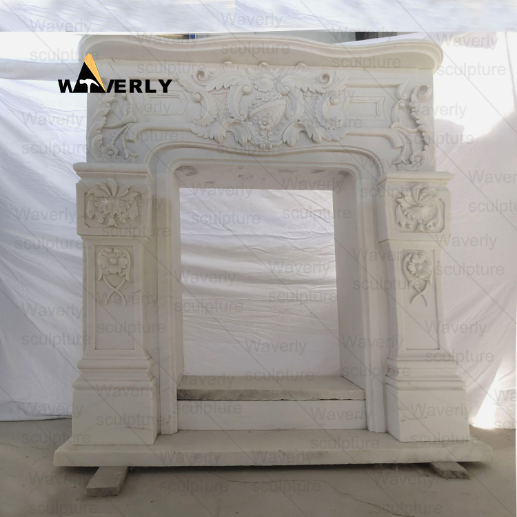 European Style Marble Fireplace Mantel-- MFK35009