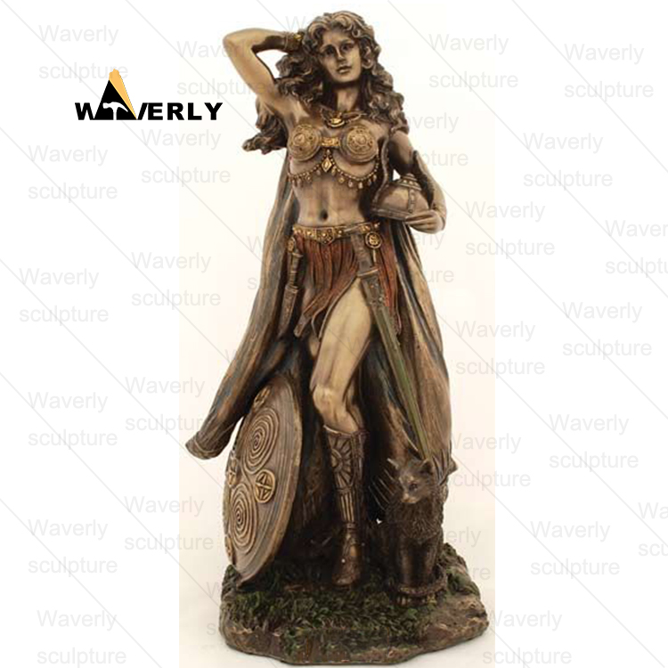 Woman Freya Figure Bronze Statue-BKL-39002