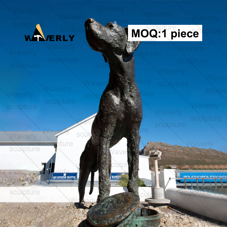 Bronze Cute Great Danes statue -BRZ-31401