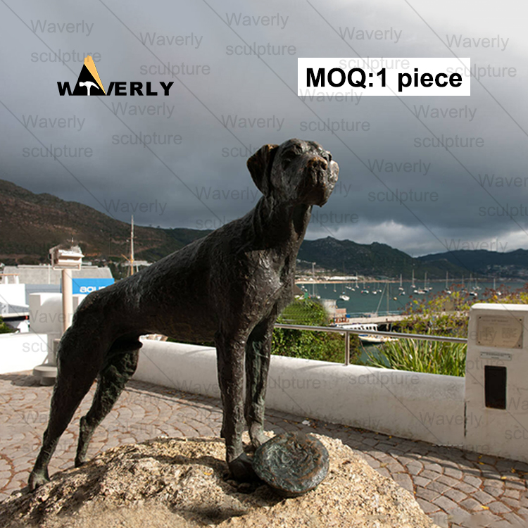 Bronze Cute Great Danes statue -BRZ-31401