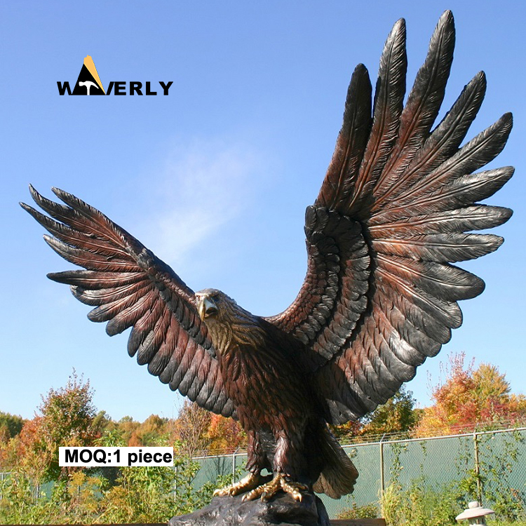 bronze blue Eagle Statues BRZ-32106