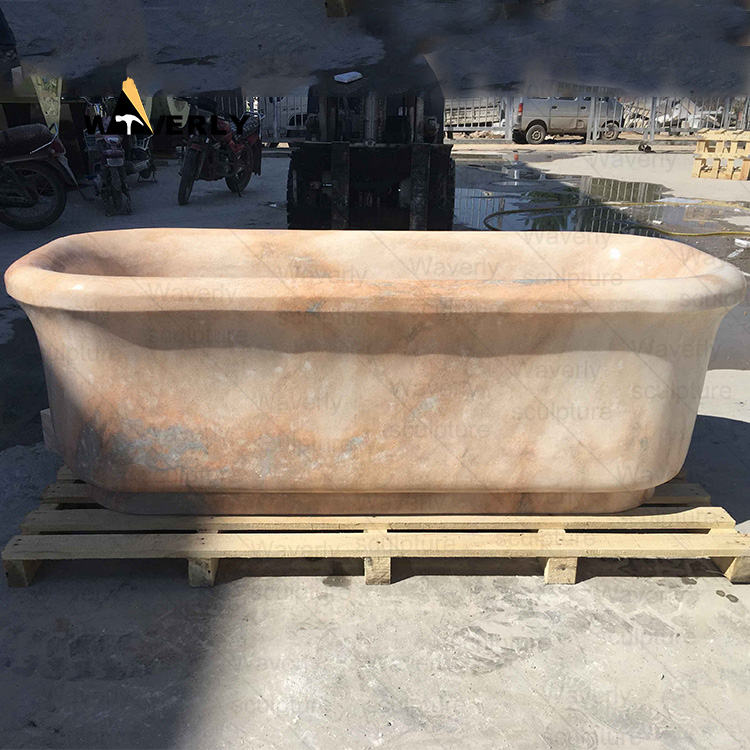 Retro colors Stone Marble Freestanding Bathtub  MRL-32202