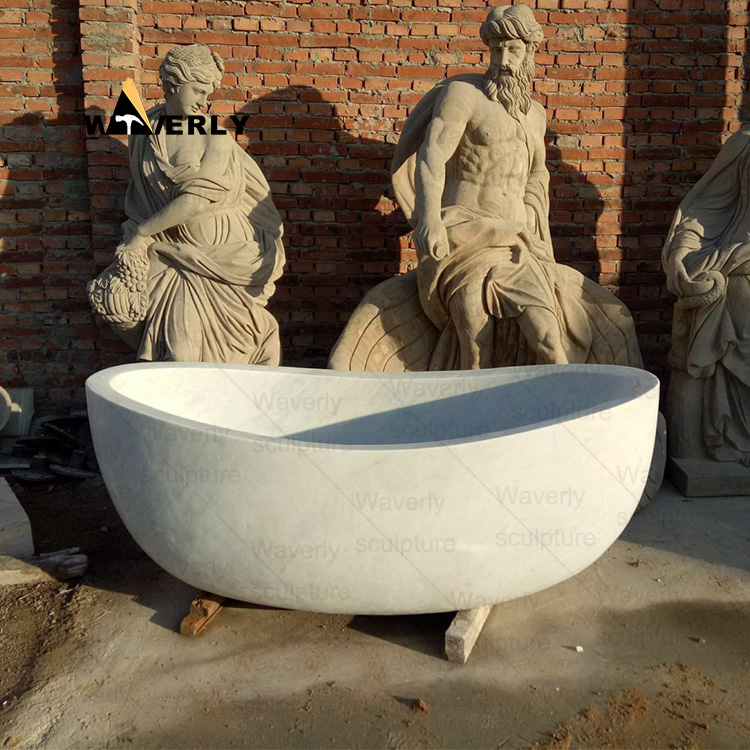 Retro colors Stone Marble Freestanding Bathtub  MRL-32202