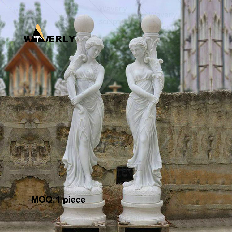 Marble Light Luxury Women's Sculpture With Light   MRE-32303