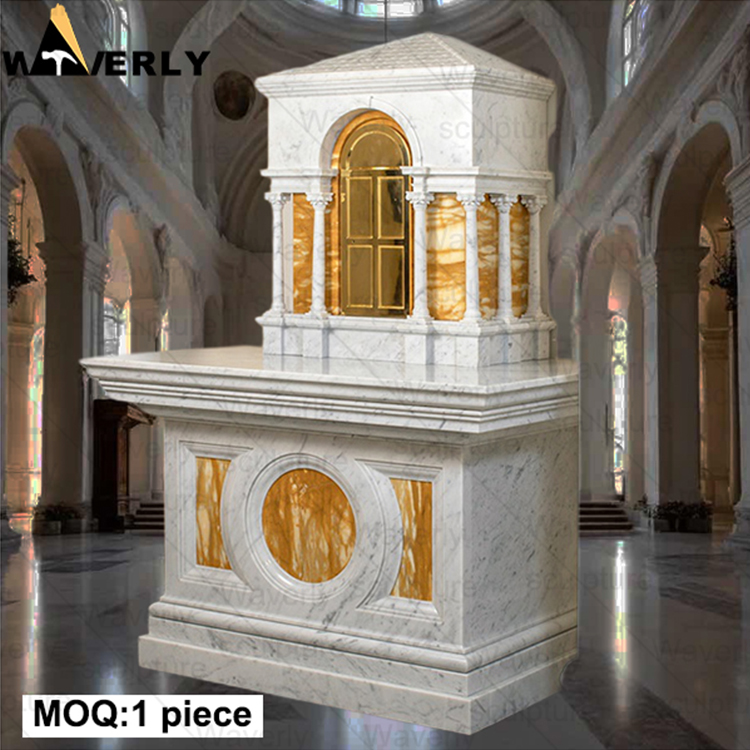 Custom Design Luxury Stone Marble Tabernacle MC -32702