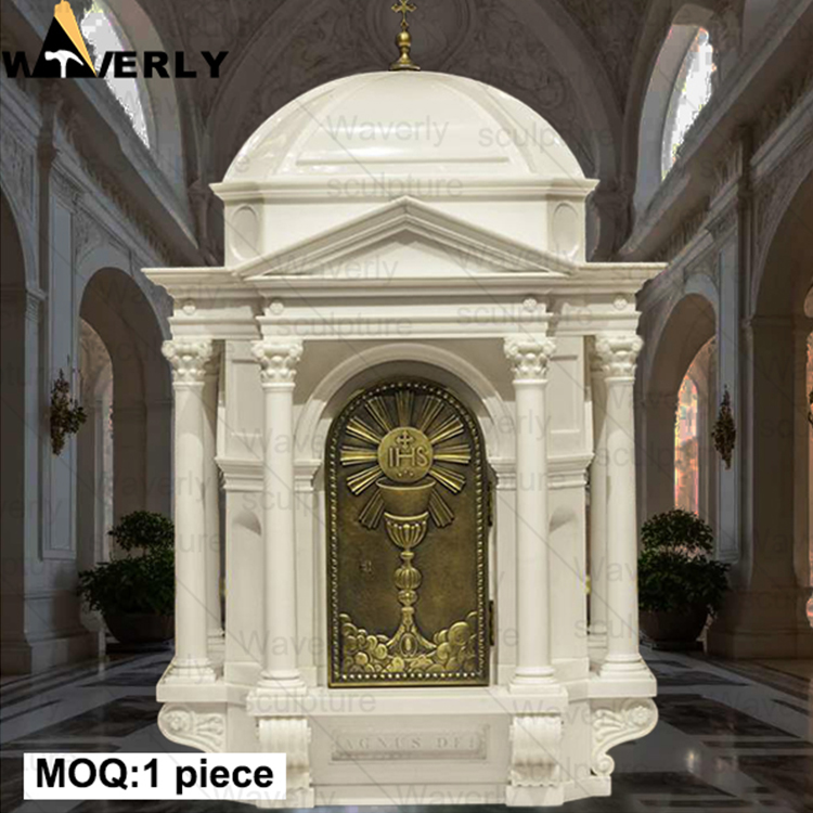 Custom Design Luxury Stone Marble Tabernacle MC -32702