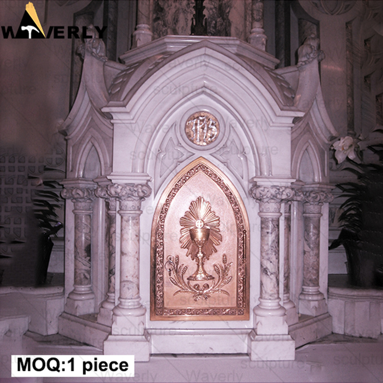 Custom Design Luxury Stone Marble Tabernacle MC -32702