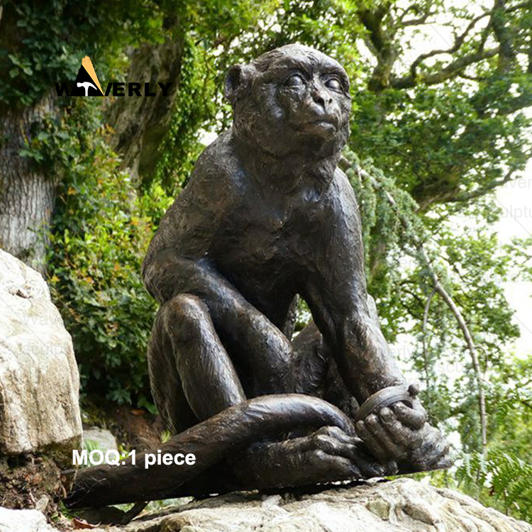 Bronze Monkey Statue Sculpture BRO-32802