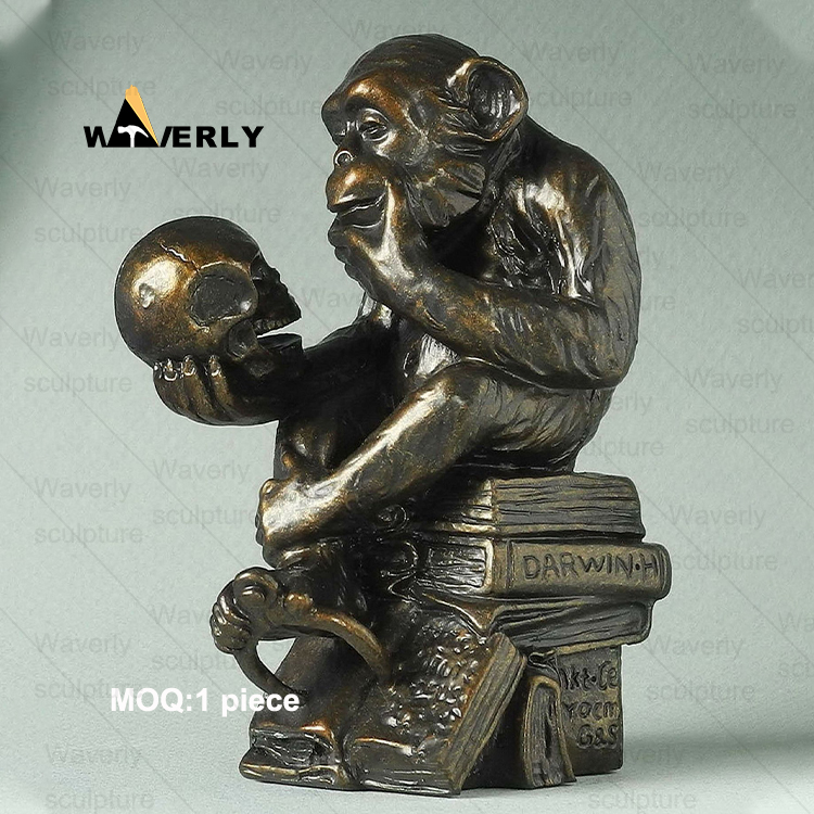 Bronze Monkey Statue Sculpture BRO-32802