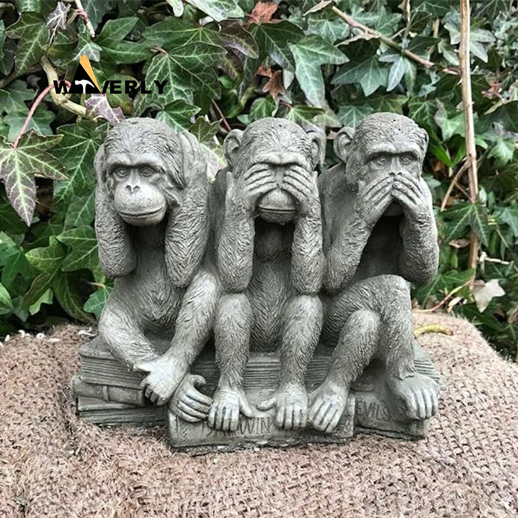 Three Monkeys Bronze Statue BRO-33001