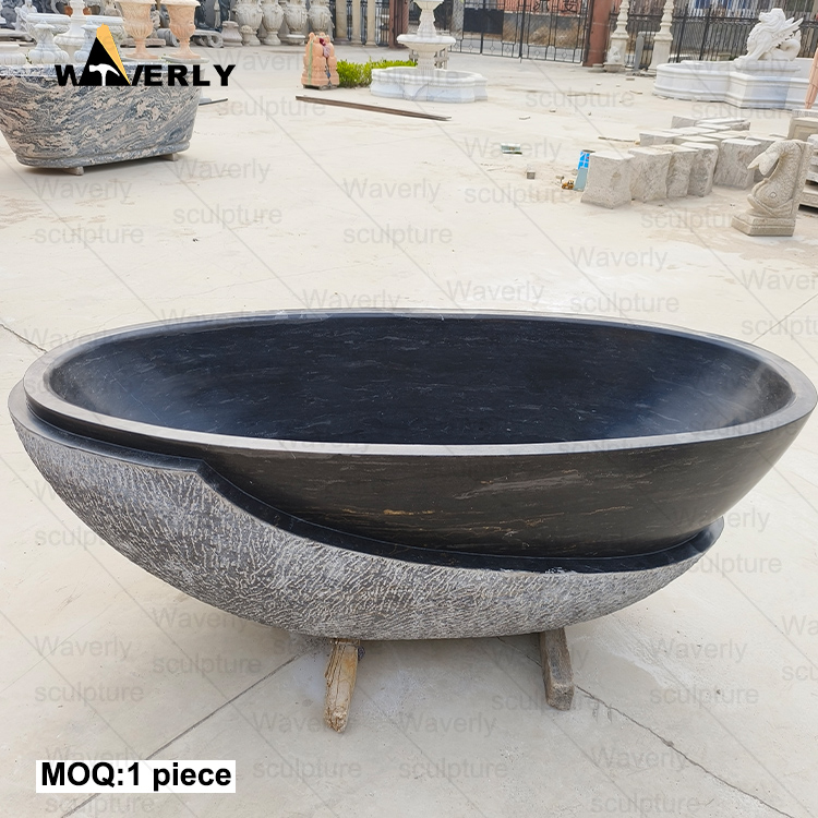 Custom Design Antique granite bathtub C24-71003