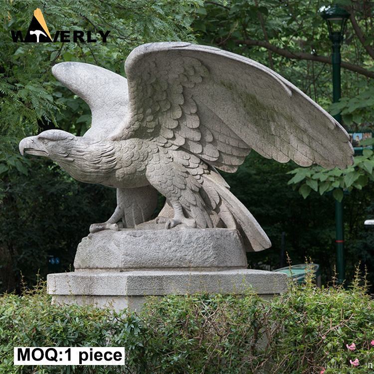 Sunset Red marble eagle statue ME-73107CH