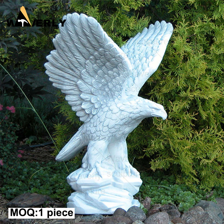 Sunset Red marble eagle statue ME-73107CH