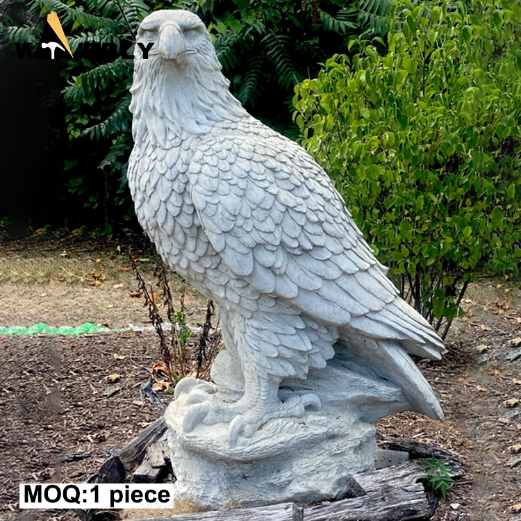 Sunset Red marble eagle statue ME-73107CH