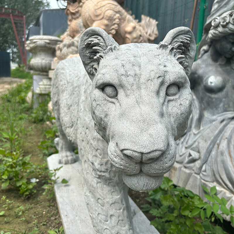 garden granite leopard statue ML-83003CH