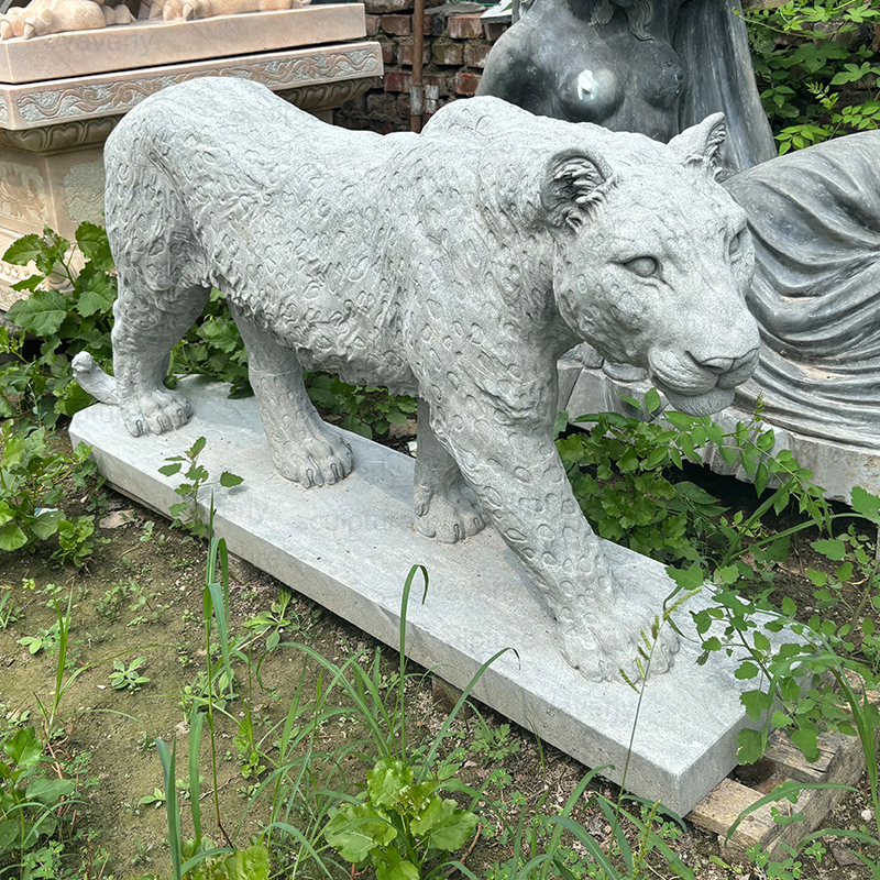 garden granite leopard statue ML-83003CH