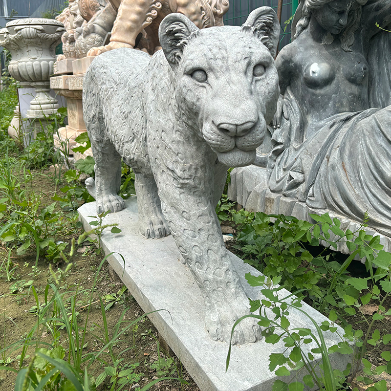 garden granite leopard statue ML-83003CH