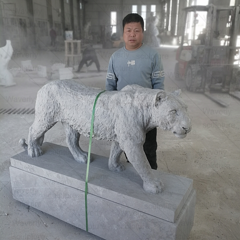 Granite stone animal lion and bull sculpture ML-83002CH