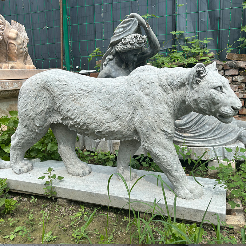 garden granite leopard statue ML-83003CH