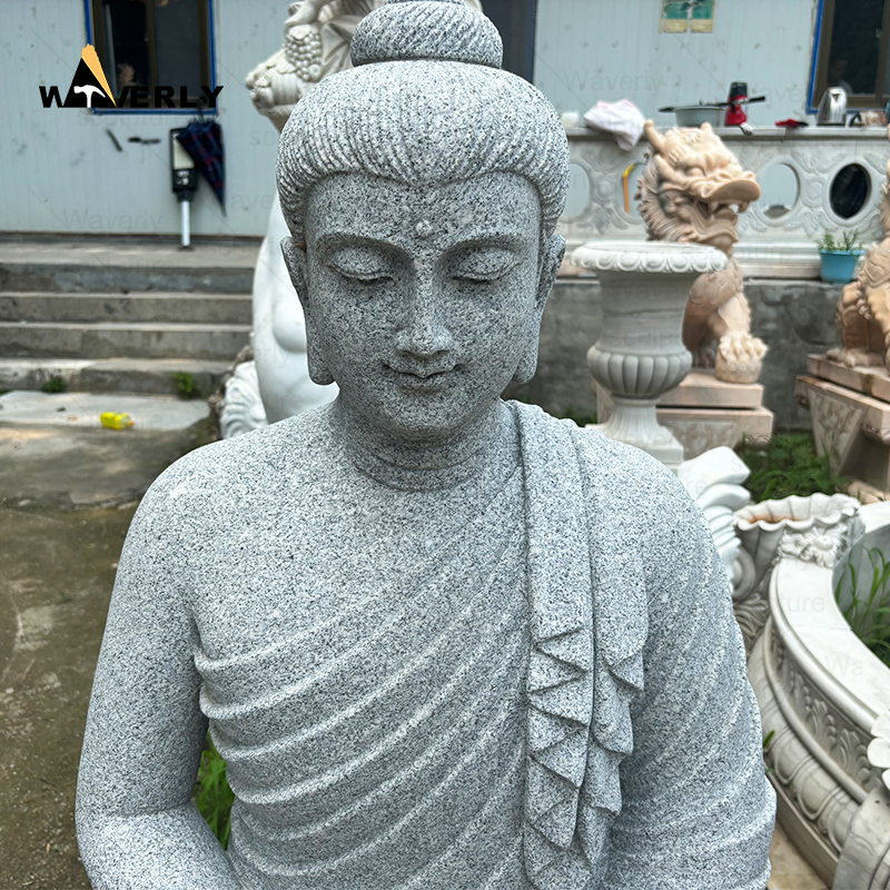 Custom granite sitting buddha staue sculpture MBC24-9-1903