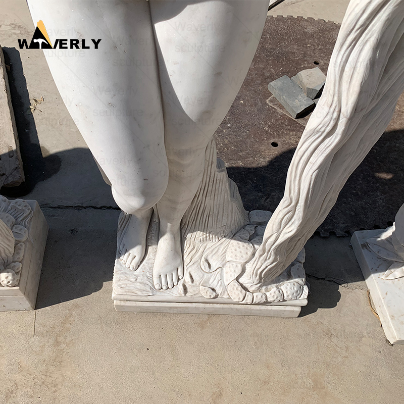 White marble woman pouring water statue MBC24-10-3102