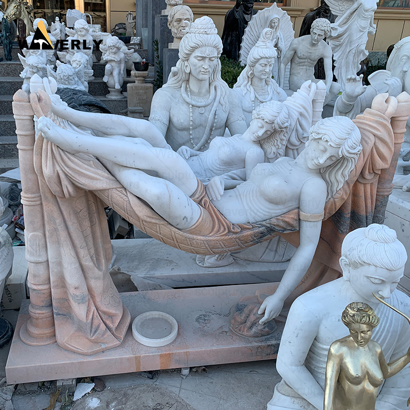 Life Size Marble stone sleeping beauty statue MBC24-10-3103