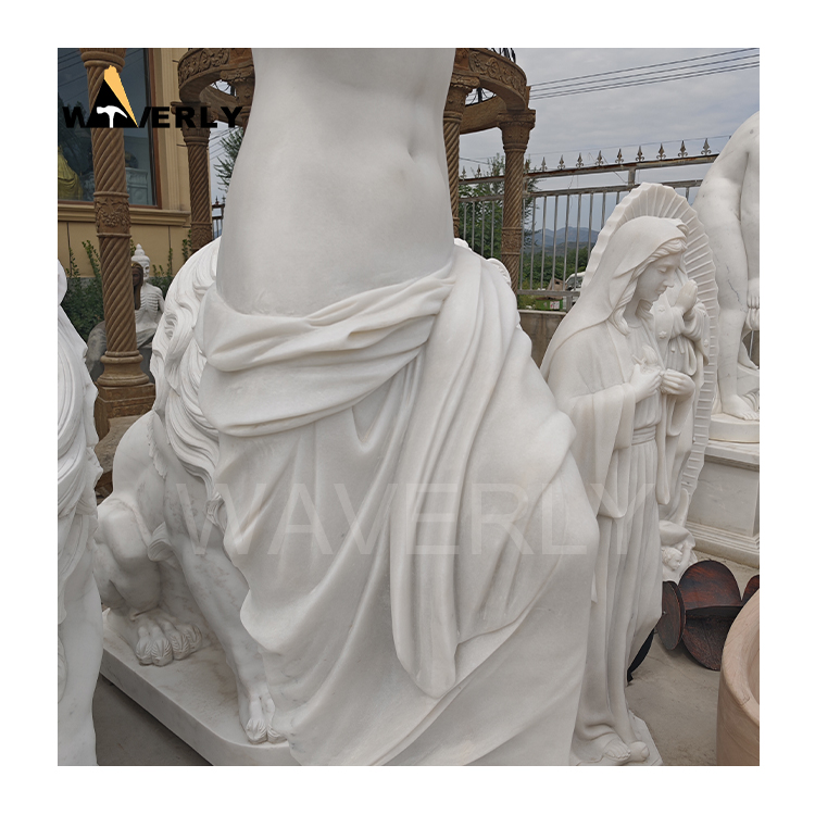 Hand Carved Greek Marble Venus Sculpture MAR24-1115-02