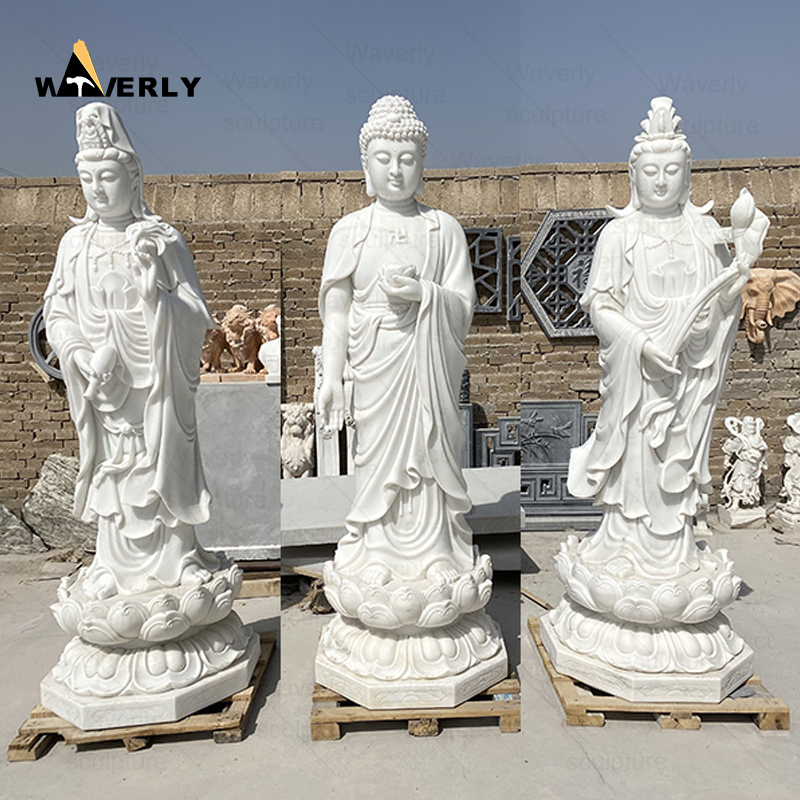 Custom High Quality chinese guanyin stone buddha statue CH24-111902