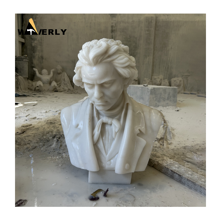 Custom Design Marble Beethoven Bust Sculpture  MAR-1120-10