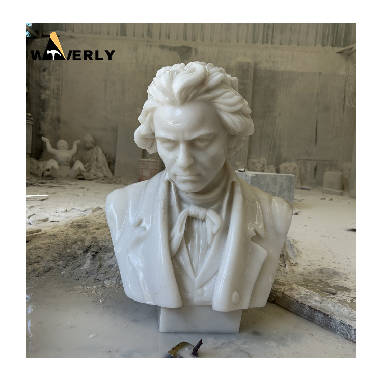 Custom Design Marble Beethoven Bust Sculpture  MAR-1120-10