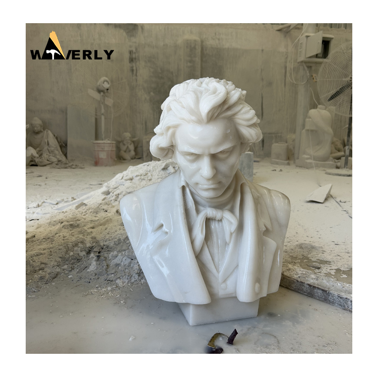 Custom Design Marble Beethoven Bust Sculpture  MAR-1120-10