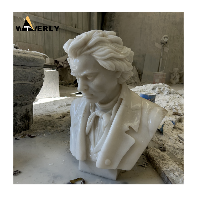 Custom Design Marble Beethoven Bust Sculpture  MAR-1120-10