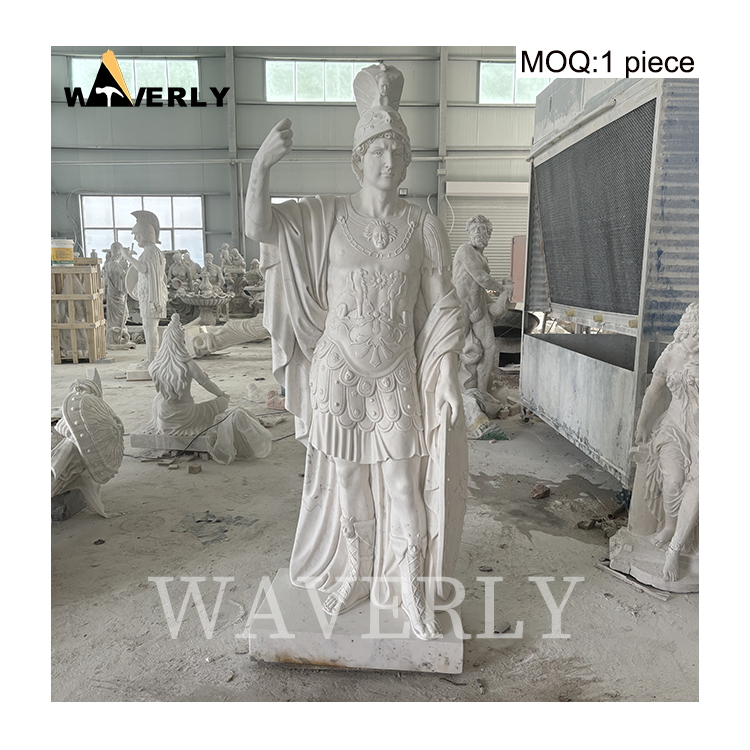 Greek Marble Soldier Statue For Sale  MAR-1120-12