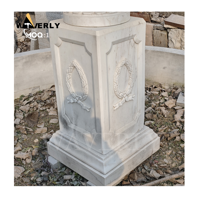 Outdoor Garden Marble Flower Pot Fountain For Sale MF24-1126-1