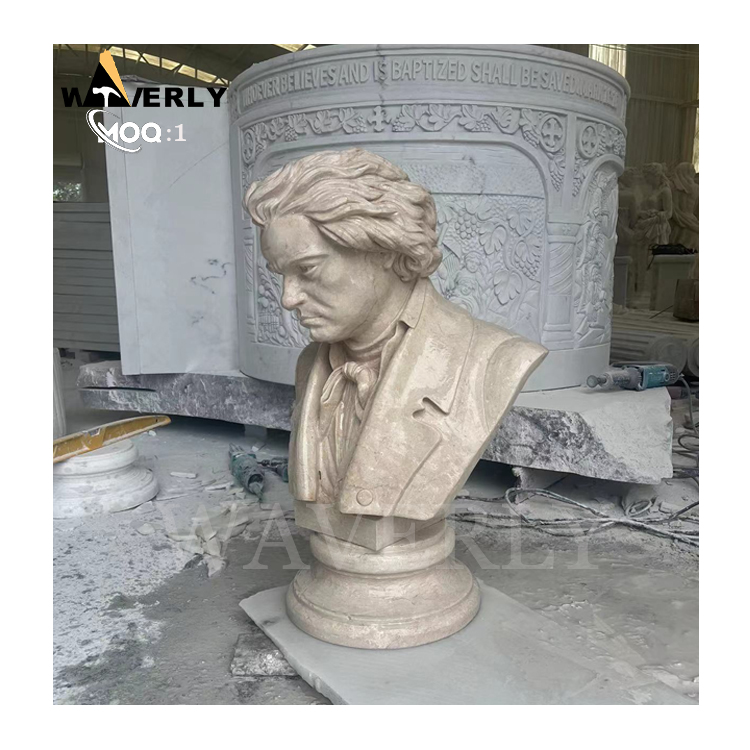 Marble Beethoven Bust Sculpture MBC24-1127-3