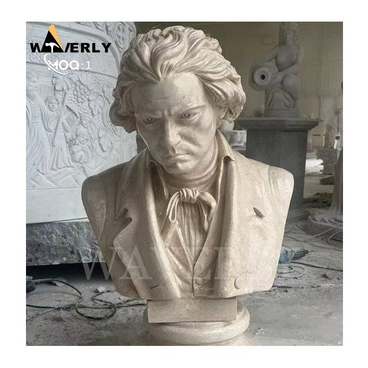 Marble Beethoven Bust Sculpture MBC24-1127-3