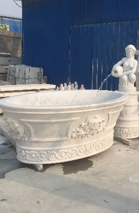 Marble bathtub