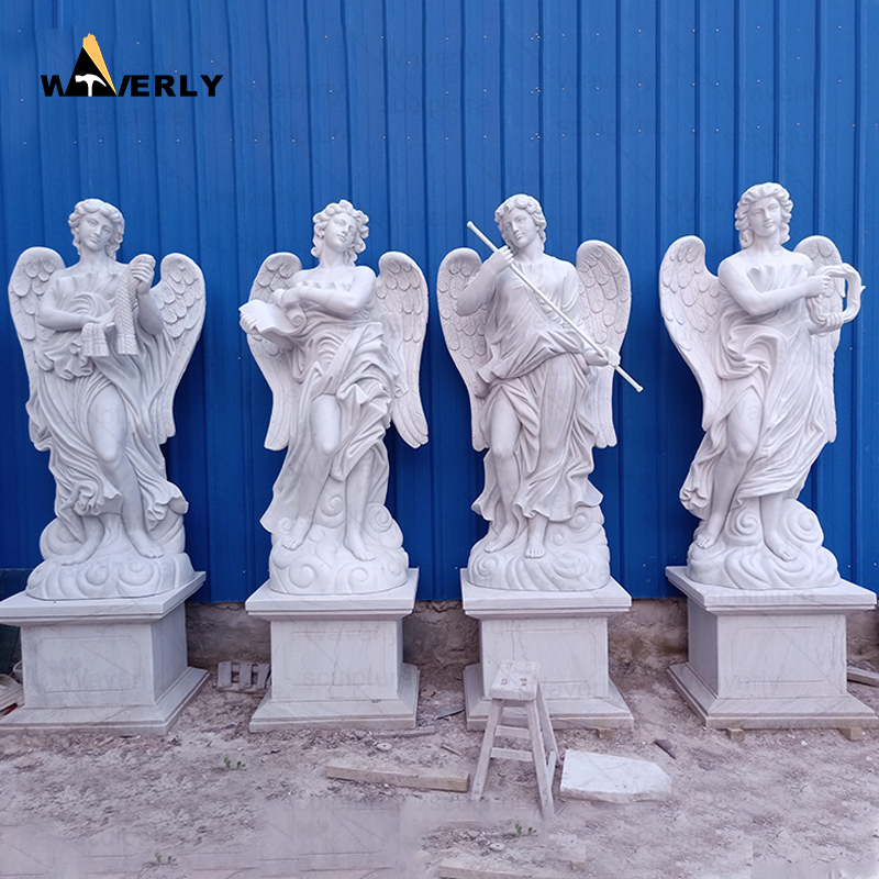 Stone Angel Four Season Woman Marble statue CH24-112801