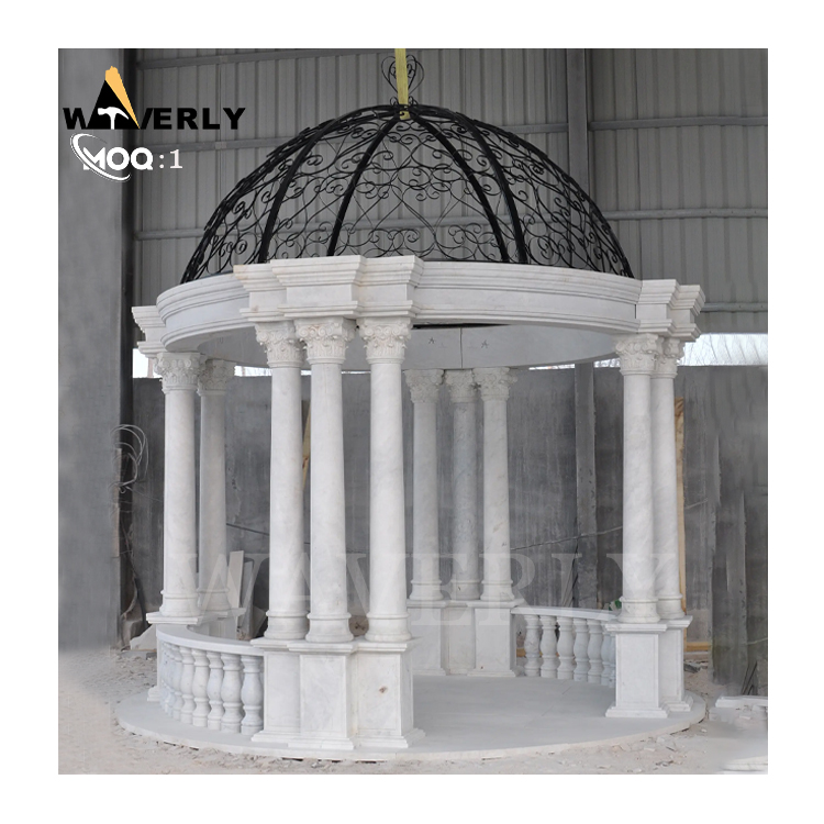 Outdoor Garden Landscape Decoration Marble Gazebo MF-1128-10