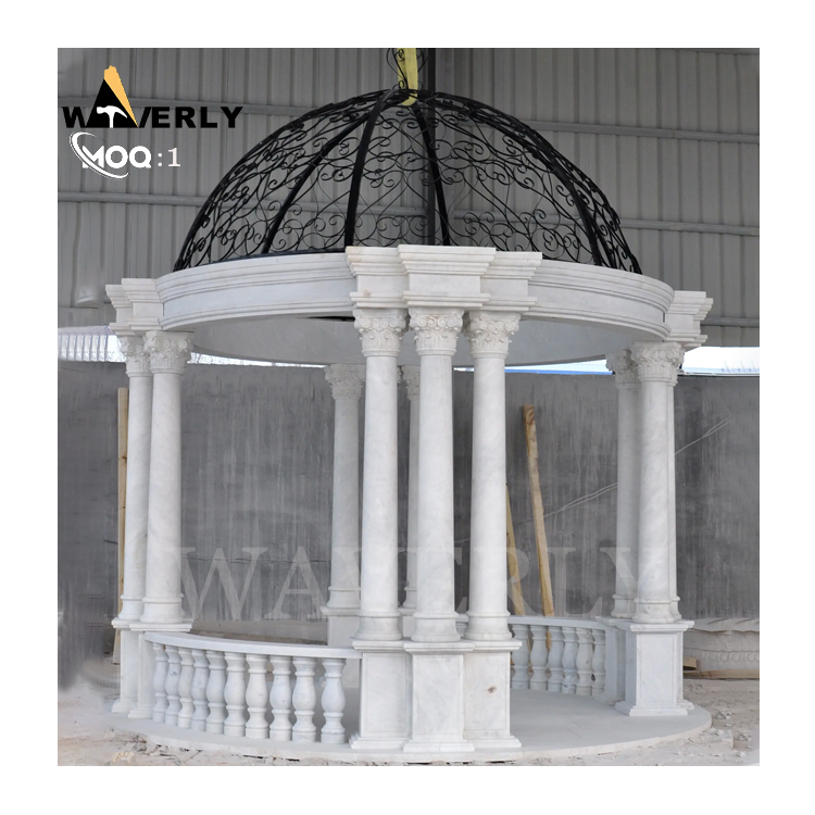 Outdoor Garden Landscape Decoration Marble Gazebo MF-1128-10