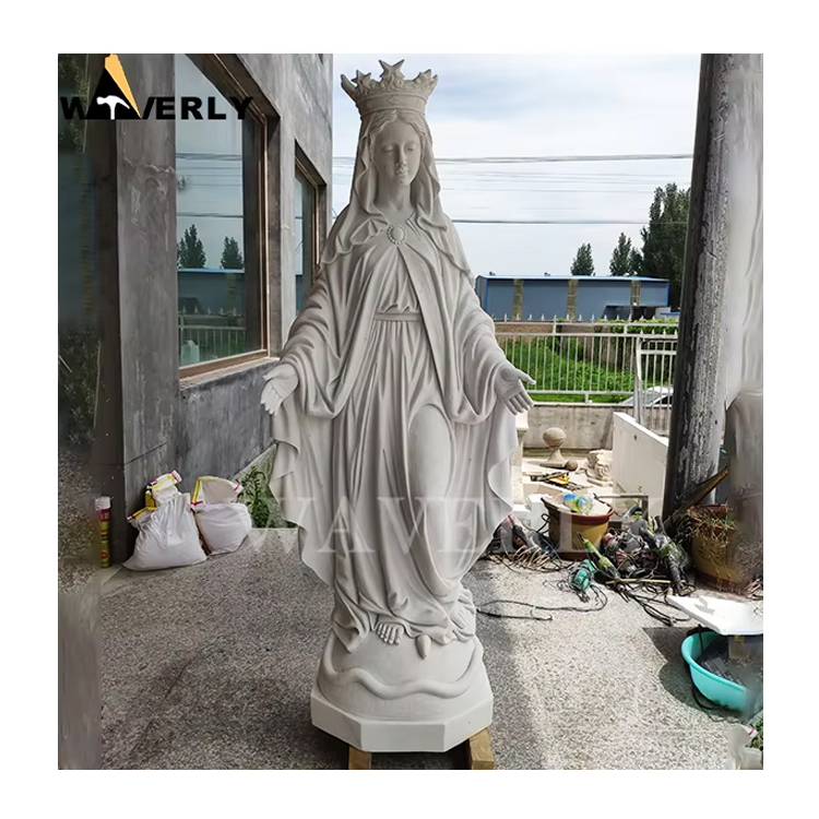 Custom Design Church Marble Virgin Mary Statue MF-1128-21