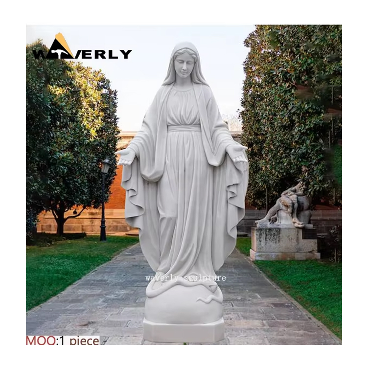 Custom Design Church Marble Virgin Mary Statue MF-1128-21